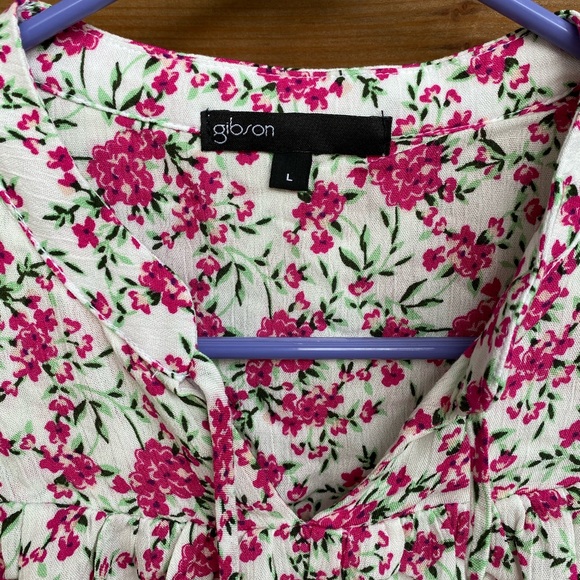 ⚡️ NWT! Gibson tie neck woven top  - 5 for $25 item! - Picture 4 of 5